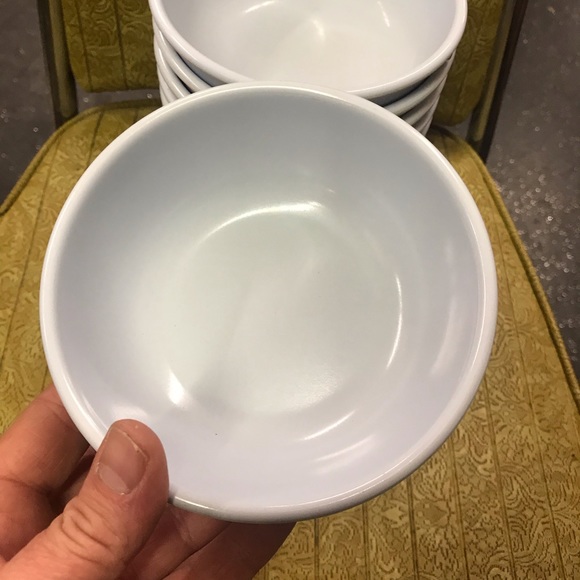 12 VINTAGE BLUE GRAY MELMAC BOWLS DALLAS WARE - Picture 2 of 4